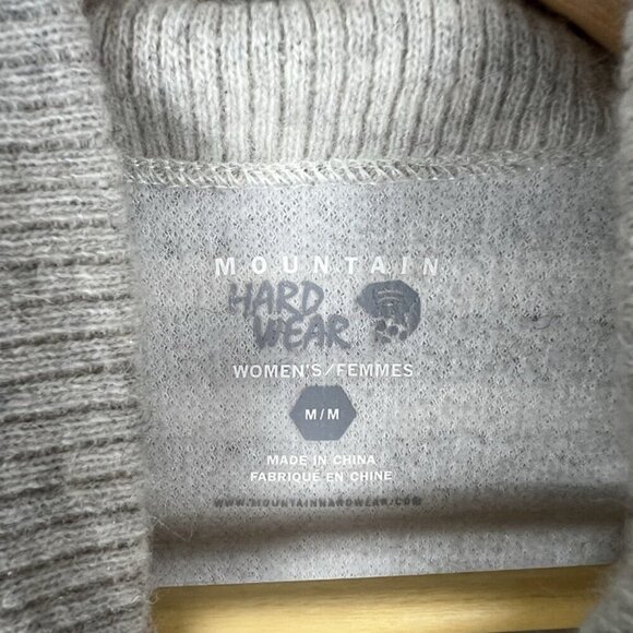 Mountain Hardwear Wool Blend Ski Sweater Base Layer Warm Cozy Striped Women’s M - Picture 4 of 11